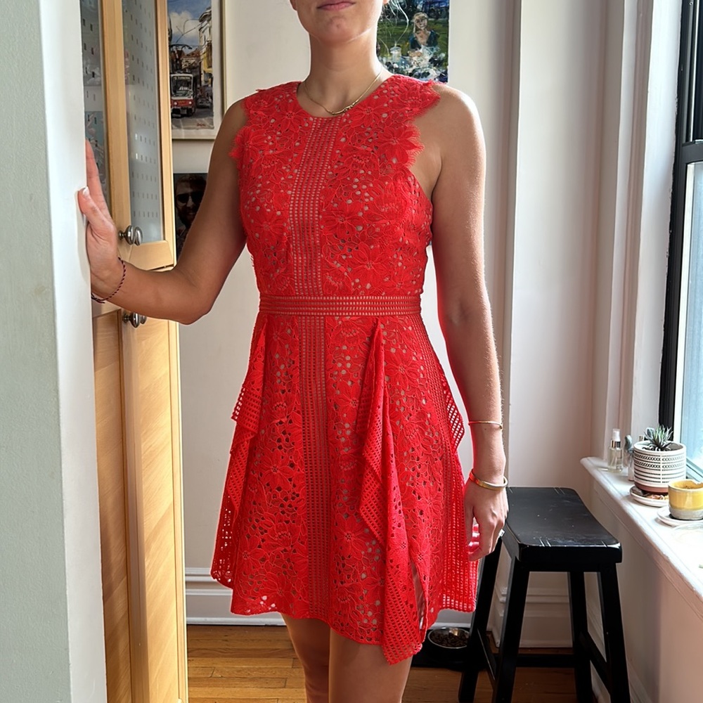 Bcbg coral dress brand new